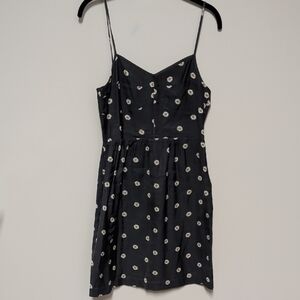 Jack Wills Blue Mini Dress with White Daisy Print